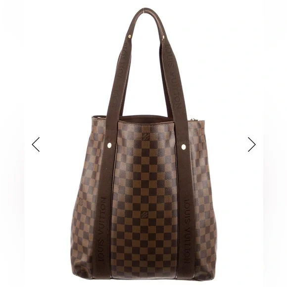 VINTAGE Louis Vuitton Classic Damier Large Tote Bag - Picture 5 of 10